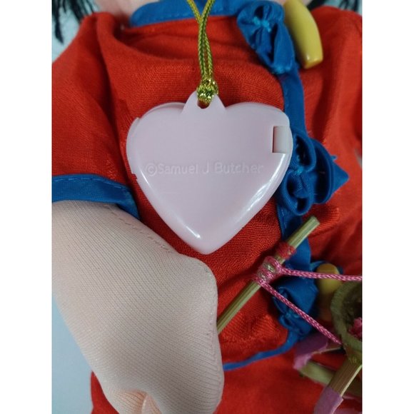 Precious Moments Plush Doll Geisha Girl w/ Lamp 1987 Applause Samuel J Butcher - Picture 6 of 12